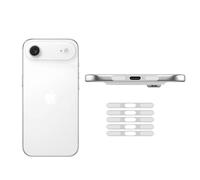 Lot de 5 coques adhésives anti-poussière en maille pour iPhone Air Blanc nuage