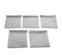 Lot de 5 corbeilles de protection contre les racines, en acier inoxydable 304, anti-rongeurs, pour taupes et campagnols, grille de protection robuste pour arbres fruitiers, baies, arbustes, légumes