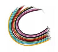 Lot de 5 Cordons de Collier en Soie épaisse, Fournitures de Fabrication de Bijoux Assorties, 18 Pouces, réglables par défaut