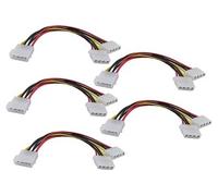 KALEA-INFORMATIQUE Lot de 5 Cordons pour Alimentation MOLEX en Y