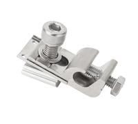 Lot de 5 Cosses de Mise à la Terre pour Panneau Solaire, Serre-câble de Mise à la Terre Solaire, Système de Montage PV, Clips Métalliques, Serre-câbles, Support de Terre pour