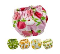 Lot de 5 Couches pour cochons d'Inde, réutilisables, | Lavables et absorbantes, avec 5 motifs mignons pour écureuils et petits animaux de compagnie