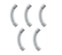 Lot de 5 courbes pour tube IRL Ø16mm - Gris - Zenitech