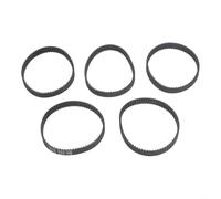Lot de 5 courroies d'aspirateur pour Miele, SEB228, SEB234, SEB236 et | EBK340 EBK360 Pièces de rechange en caoutchouc robuste pour un fonctionnement fluide de la brosse à rouleau facile à