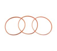 Lot de 5 courroies d'entraînement pour machines à coudre électriques et machines à bandes de bords soutenant la performance dans les tâches de couture de routine (M118)