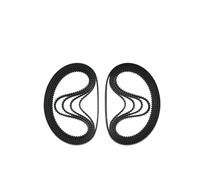 Lot de 5 courroies HTD3M, sans fin, longueur 360 mm, 120 dents, largeur 9 mm, 360-3M-9(1pc)