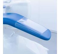 Lot de 5 Coussinets de Protection pour Pieds de Fauteuil Dentaire, avec Bandes élastiques, Anti-poussière, lavables en Plastique(C)