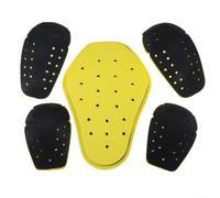Lot de 5 coussinets de sécurité en EVA pour moto, équipement de protection des coudes, des épaules et du dos