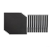 Lot de 5 coussinets d'échelle de lit superposé avec sangles réglables en mousse hautement élastique pour plus de sécurité, résistance au glissement, réduction du bruit, compatibles avec les lits