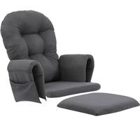 Lot de 5 coussins de chaise à bascule avec poche de rangement - Coussins de rechange lavables pour Glider Rocker