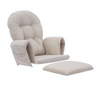 Lot de 5 coussins de chaise à bascule avec poche de rangement - Coussins de rechange lavables pour Glider Rocker
