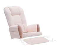 Lot de 5 coussins de chaise à bascule avec poche de rangement - Coussins de rechange lavables pour Glider Rocker