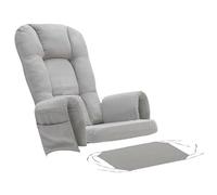 Lot de 5 coussins de chaise à bascule avec poche de rangement - Coussins de rechange lavables pour Glider Rocker