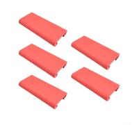 Lot de 5 coussins de siège en forme de U pour kayak, en mousse EVA, antidérapants, imperméables et confortables pour entraînement de course de bateau dragon (rouge)