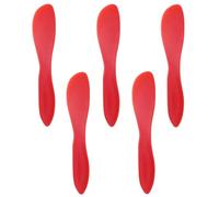 Lot de 5 couteaux à beurre en plastique polyvalents pour couper ou étaler le beurre et la confiture