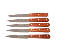 LOT DE 5 COUTEAUX DE CUISINE LAME 10,5 CM OFFICE DE THIERS « LA FOURMI » A12-2995lot5