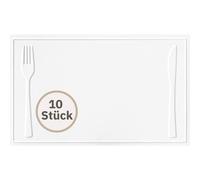 Lot de 5 couteaux en carton naturel 5,5 x 9,5 cm