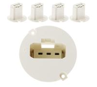 Lot de 5 couvercles DCL pour boîte applique Ø50mm - Blanc - Zenitech