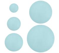 Lot de 5 couvercles de boîtes lavables en 5 tailles - Bleu poudré - Pour le pain et le levain - Pour protéger les restes de nourriture et de fruits