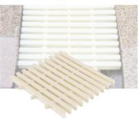 Lot de 5 couvercles de drainage en plastique pour grille de piscine, 20 cm de large, filtre de trop-plein pour une évacuation efficace de l'eau dans les douches et les terrasses