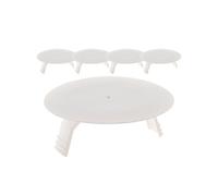 - Lot de 5 couvercles de Protection boîte Ø60mm + 2 vis - Blanc