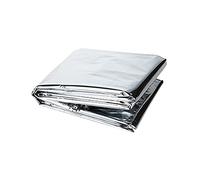Lot de 5 couvertures de survie en aluminium pour adultes - Réfléchissantes - Thermiques - Couvertures de premiers secours, emballées individuellement - Couverture de premiers secours, pour l'extérieur
