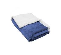 Monsieur Bébé - Lot de 5 couvertures, plaids polaires pour bébé 75 x 100 cm en flanelle et sherpa ultra doux - 4 coloris