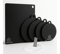 Lot de 5 couvre-planchers à induction - Protection de table en silicone antidérapant 260 °C - Tapis d'induction et tapis de sol à induction avec repose-tête - Housse d'induction