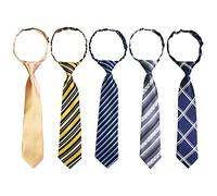 Lot de 5 cravates pré-nouées ajustables Kilofly - - 4 - 7 ans