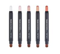 Lot de 5 crayons de fard à paupières, bâton d'ombre à paupières, imperméable, effet maquillage durable, facile à utiliser, ne se froisse pas facilement, pour un maquillage des yeux sans rides