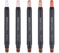 Lot De 5 Crayons De Fard À Paupières, Bâton D'ombre À Paupières, Imperméable, Effet Maquillage Durable, Facile À Utiliser, Ne Se Froisse Pas Facilement, Pour Un Maquillage Des Yeux Sans Rides