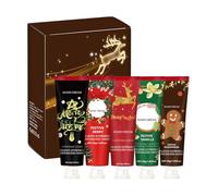 Lot de 5 crèmes pour les mains de Noël hydratantes pour les femmes, crèmes pour les mains de voyage pour les mains sèches, craquelées, crème hydratante pour les mains