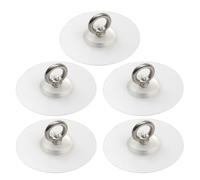 Lot de 5 crochets de plafond autocollants - Crochets robustes et polyvalents pour plafond, mur et porte - Crochets réutilisables pour l'intérieur et l'extérieur, lanternes, guirlandes