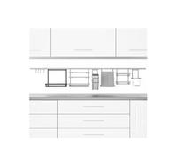 Lot de 5 crochets de suspension de cuisine Titane