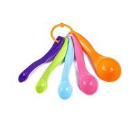 Lot de 5 cuillères à soupe avec différentes capacités, cuillères doseuses en plastique pour appareils de mesure de liquides et de poudre