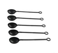 Lot de 5 cuillères pliables pour mesurer la poudre de fruits, la crème glacée, le lait et le thé, capacité de 15 g