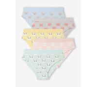 Lot de 5 culottes animaux fille bleu azur 14A