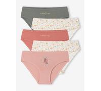 Lot de 5 culottes assorties fille rose 8A
