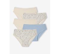 Lot de 5 culottes fille côtelées écru 3A
