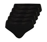Lot de 5 culottes menstruelles taille haute femme athena noir XL