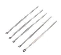 Lot de 5 cure-oreilles en acier inoxydable