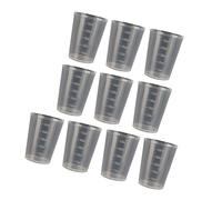 Lot de 5 cylindres de mesure de laboratoire transparents pour la cuisine, outil de cuisine, tasse de cuisine transparente, cylindre de mesure gradué
