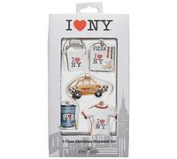 Lot de 5 d corations miniatures I Love NY de Kurt Adler, de 3 3,8 cm, multicolores