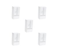 Lot de 5 décorations de cuisine miniatures pour maison de poupée, double porte, 7,2 x 5,4 x 13,7 cm