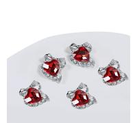 Lot de 5 décorations d'ongles accrocheuses pour les femmes soucieuses de la mode - Démarquez-vous avec un nail art unique