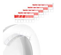 Lot de 5 déflecteurs de siège de toilette, protection contre les