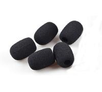Lot de 5 déflecteurs de vent de rechange pour microphone en mousse pour casque à revers Lavalier Performance Scène Réunion 27 x 17 x 6 mm