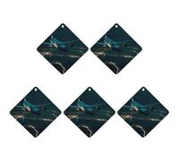 Lot de 5 désodorisants à suspendre pour voiture, avion volant la nuit, tablettes d'aromathérapie, penderie, cartes parfumées pour rétroviseur, chambre à coucher, voiture, décoration intérieure