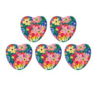 Lot de 5 désodorisants à suspendre pour voiture - Belles fleurs - Tablettes d'aromathérapie - Cartes parfumées pour la maison et les voitures