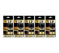 Lot de 5 désodorisants Caribi 711 VIP - Parfum d'ambiance pour maison ou voiture